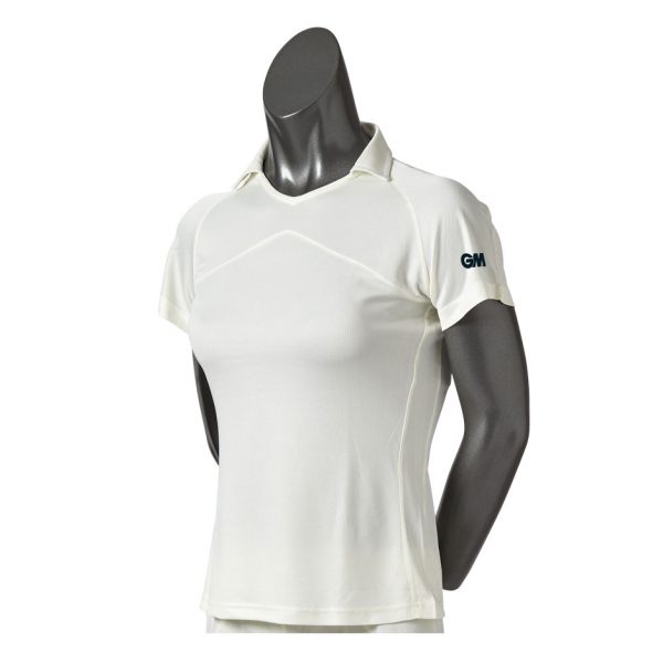 ST30 Ladies White Match Cricket Shirt
