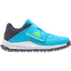 Youngstar Junior Hockey Shoe Cyan Velcro Strap - Image 7