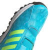Youngstar Junior Hockey Shoe Cyan Velcro Strap - Image 4