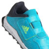 Youngstar Junior Hockey Shoe Cyan Velcro Strap - Image 3
