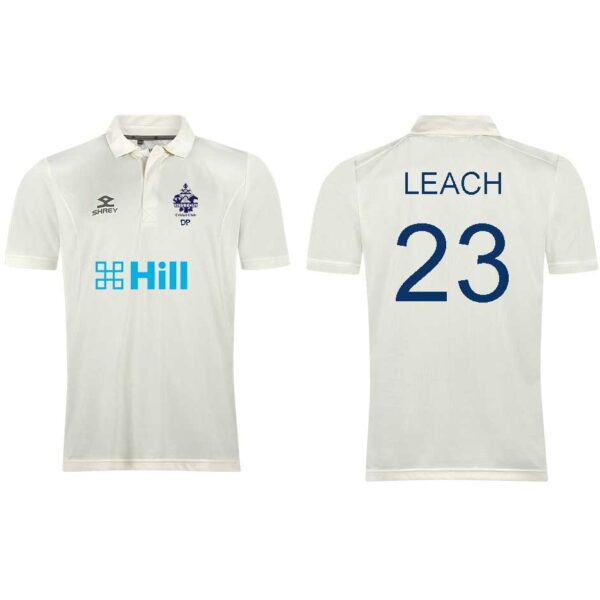 Histon CC Printed Junior Performance Cricket Shirt Short Sleeve - HILL Sponsored (SALE)