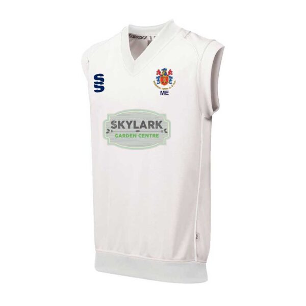 Wisbech Town Cricket Club Dual Sleeveless Sweater (Ivory/Navy)