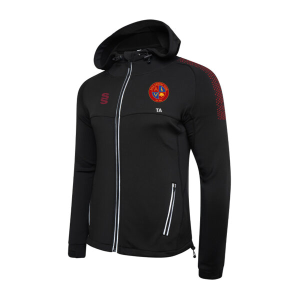 Acle CC Dual Hoodie Black Maroon
