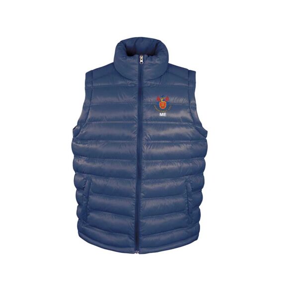 Wisbech Town R193 Embroidered Ice Bird Gilet Navy