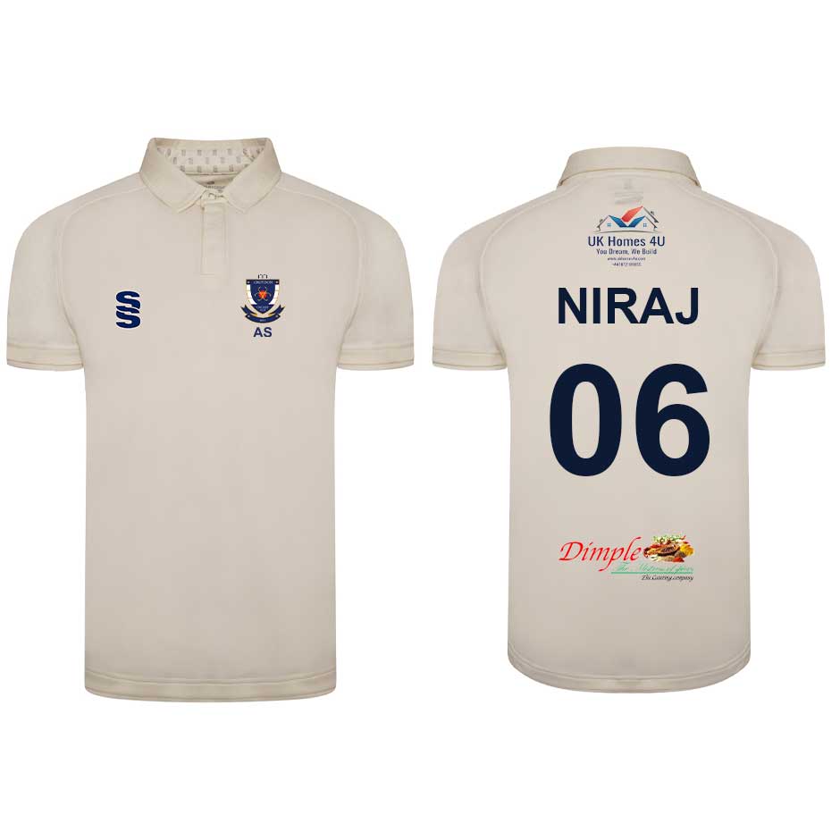 Croydon Cricket Club Fuse Cricket Shirt Short Sleeve MR Cricket Hockey