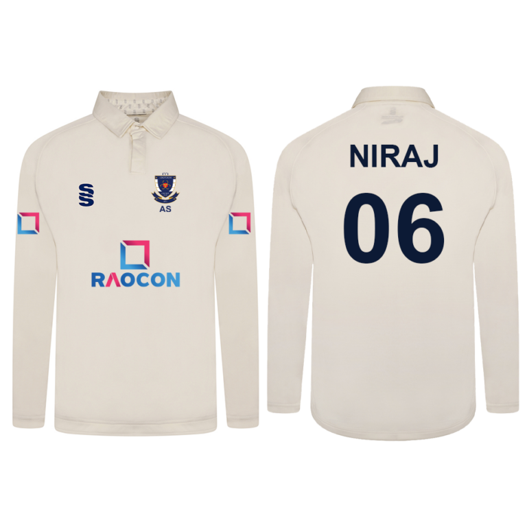 Croydon Cricket Club Fuse Cricket Shirt Long Sleeve MR Cricket Hockey