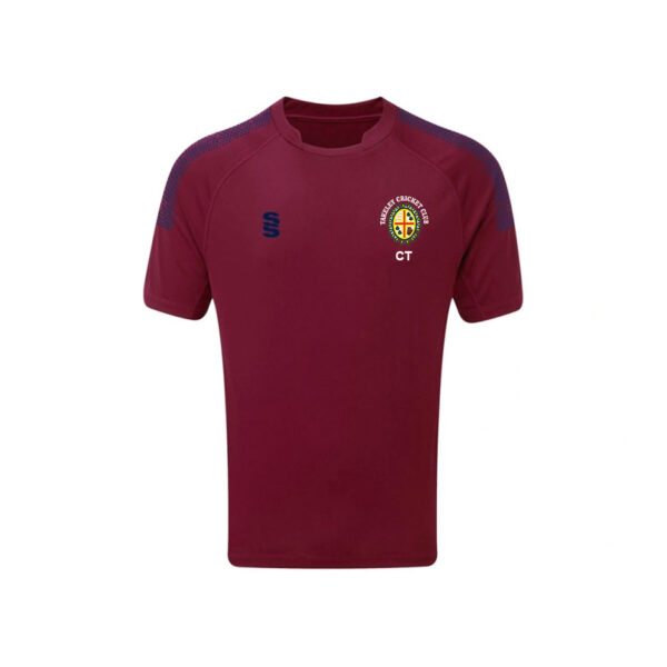 Takeley CC Dual Training Shirt Maroon Navy