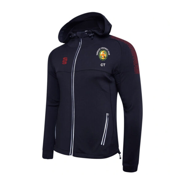 Takeley CC Dual Hoodie Navy Maroon