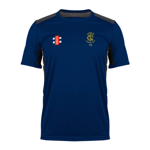 NCI Cricket Club Pro Performance Training Shirt Navy Short Sleeve