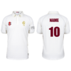 NCI Cricket Club Matrix V2 Short Sleeve Cricket Match Shirt White - Image 4