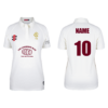 NCI Cricket Club Matrix V2 Short Sleeve Cricket Match Shirt White - Image 2