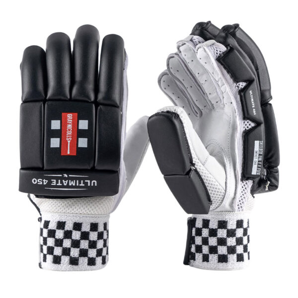 Ultimate 450 Cricket Batting Gloves Black