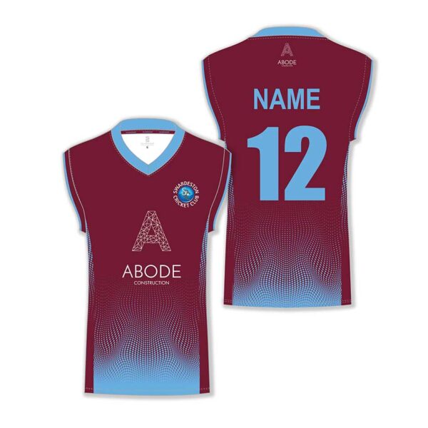 Swardeston Cricket Club Sublimated Coloured Match Slipover